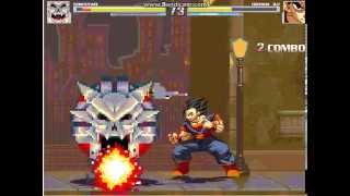 MUGEN PREVIEW SINISTAR VS GOHANZ2 [upl. by Aissirac]