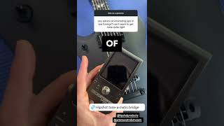 How to Improve Intonation for Downtuned Guitar woodriteguitars woodritewarlord guitar guitartech [upl. by Ihp]