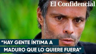 Leopoldo López no descarta intervención militar entrevista completa con Agencia EFE [upl. by Laon81]