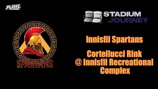 🏒 Stadium Journey  Innisfil Spartans  Cortellucci Rink  Innisfil Recreational Complex [upl. by Helene931]