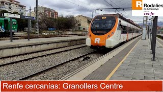 Granollers Centre  Rodalies Catalunya  Estación de Renfe 4K [upl. by Uda]