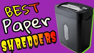 Best Paper Shredder For Home Use Under 100  5 Best Paper Shredder In 2020 [upl. by Naamana]