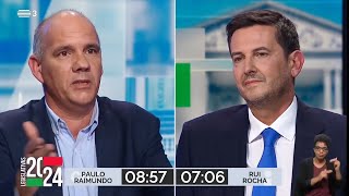 PCP vs IL  Paulo Raimundo vs Rui Rocha  Eleições Legislativas 2024 [upl. by Diskson]