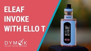 Eleaf Invoke Ello T Kit  Ультракомпактный двух батарейный [upl. by Leinehtan]