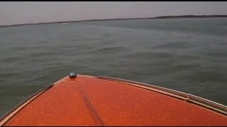 1979 Checkmate Exciter Speed Boat on Lake Lavon  1031ent [upl. by Licko]