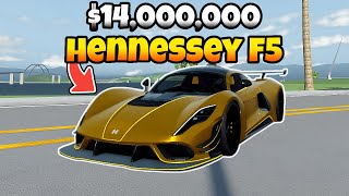 I Bought The 14000000 Hennessey Venom F5 Revolution Roadster In Driving Empire [upl. by Earesed200]