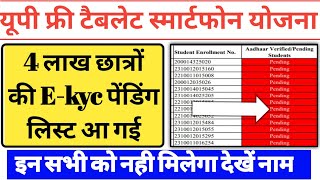 4 लाख नई लिस्ट जारी  UP Free Tablet up tablet smartphone yojana news today  up tablet kab milega [upl. by Lipkin168]