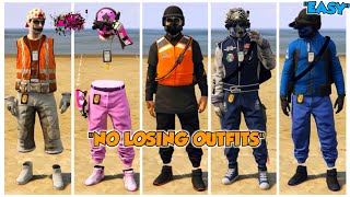 GTA 5 ONLINE  TOP 5 MODDED OUTFITS USING TRANSFER GLITCH DIRECTOR MODE GLITCH [upl. by Zulema733]