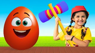 Egg Surprise Ice Cream Nursery Rhyme for Kids  BabyBillion [upl. by Assylem30]