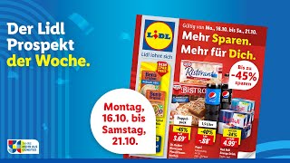 Der Lidl Prospekt der Woche  Angebote von Montag 1610 bis Samstag 2110 [upl. by Notnarb]