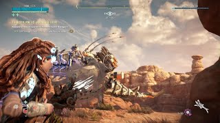 Horizon Zero Dawn Remastered  Thunderjaw vs Ravager Trial [upl. by Herrah316]