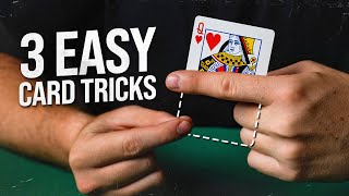 3 EASY Card Tricks YOU Can LEARN In 5 MINUTES [upl. by Mortensen903]