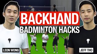 7 Badminton Backhand Improvement Hacks  Part 1 [upl. by Eiral]