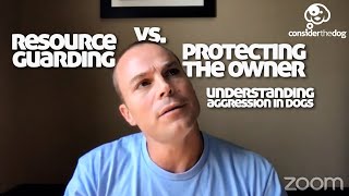 Resource Guarding vs Protecting the Owner  Understanding Aggression in Dogs [upl. by Brigham216]