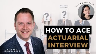 Mastering The Actuarial Interview Tips For Success for Aspiring Actuarial Analyst and Actuary [upl. by Lindo]