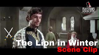 The Lion in Winter 1968 Scene Clip 2  King Henry meets Prince Philip  Film Studies Qtly Review [upl. by Gaspar933]