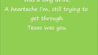 Texas Was You  Jason Aldean Lyrics [upl. by Gatias168]