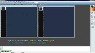 Photofiltre 7  Créer une texture simple  Exemple 1 [upl. by Teerprah888]
