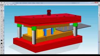 ANIMATION DESIGN OF PRESS TOOL [upl. by Aenneea829]