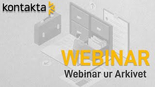 Kontakta Webinar Automatisera din kundservice [upl. by Leigha]