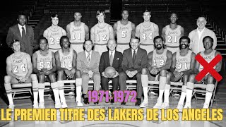 19711972  LE PREMIER TITRE DES LAKERS DE LOS ANGELES [upl. by Fiester478]