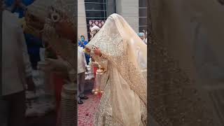 ankita lokhande wedding bride entry shorts [upl. by Wachtel]