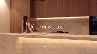 Empty Apartment Tour  Inside our dream home 🌃 🤎 [upl. by Llenrep]