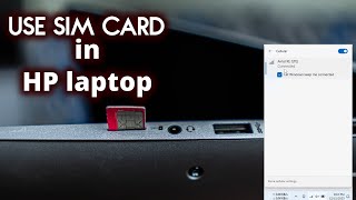 How to Use Sim card in HP Laptop Elitebook 850 G6  How to Use Sim card in any Laptop [upl. by Ocirled188]