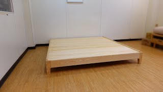 woodworkingDIY Ash bed frame白蠟木床架製作 [upl. by Hercules]