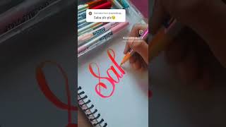 💖 Saba 💖 calligraphy viral like subscribe [upl. by Noryk367]