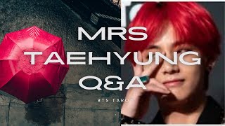 💕BTS TARROT💕🔍MRS KIM TAEHYUNG QampA TAROT🔍 [upl. by Ancelin]