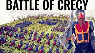 Battle of Crécy in TABS  Hundred Years War [upl. by Tdnerb886]