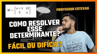 DETERMINANTE DE ORDEM 2X2 ENVOLVENDO EQUAÇÃO DO 2° GRAU [upl. by Engen]