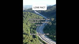 Psychology says the truest and hardest love isshorts [upl. by Viole]