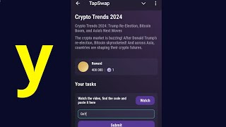 Crypto Trends 2024  Tapswap Code [upl. by Amary861]