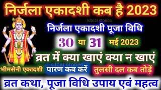 निर्जला एकादशी कब है Nirjala Ekadashi Kab Hai [upl. by Downall]