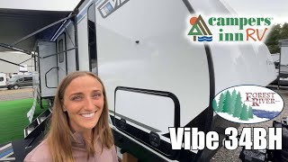 Forest River RVVibe34BH  by Campers Inn RV – The RVer’s Trusted Resource [upl. by Eniamrehs]