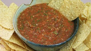 Cantina Style Salsa Recipe  Noreens Kitchen Basics [upl. by Cahan]