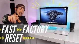 How to Factory Reset your iMac or Macbook  Quick amp Easy Steps in 2020 [upl. by Helbonna]