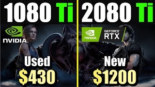 GTX 1080 Ti vs RTX 2080 Ti  New Games and Drivers [upl. by Ahsiam]