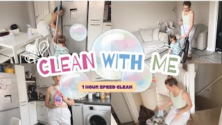 CLEAN WITH ME  SPEED CLEANING  POWER HOUR [upl. by Philoo]