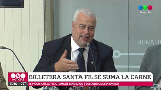 Billetera Santa Fe el gobierno provincial acordó la incorporación del carne al programa [upl. by Segal]