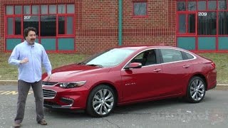 2016 Chevy Malibu 20T Premier Test Drive Video Review [upl. by Val]