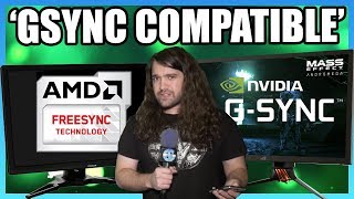 What quotGSync Compatiblequot Actually Means  NVIDIA at CES 2019 [upl. by Lemuel]