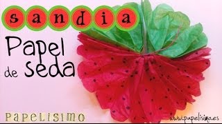 Lazo Sandia Papel de Seda [upl. by Surdna549]