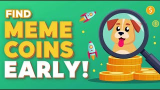 How to Find Meme Coins Early  The 5 Best Strategies [upl. by Olenolin548]