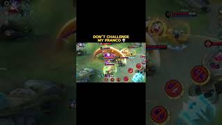 Franco 1 vs 5 💀mobilelegends mlbb franco francohook [upl. by Shama]