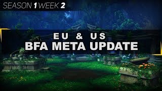 BfA 801 BEST 3v3 ARENA COMPS EU amp US Meta Update [upl. by Cadmarr378]