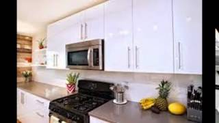 High Gloss White Kitchen Cabinets [upl. by Arlene944]