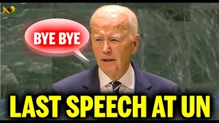 🔴 LIVE US President Joe Biden Farewell Speech at UN General [upl. by Loomis106]